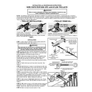 Festoon Cable Carrier, Flat, 2.1 x 0.66