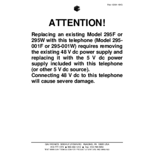 Clean Phone® Series, Analog Telephone (Flush-Mount) - UL | 295