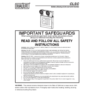 CLSC Instruction Sheet