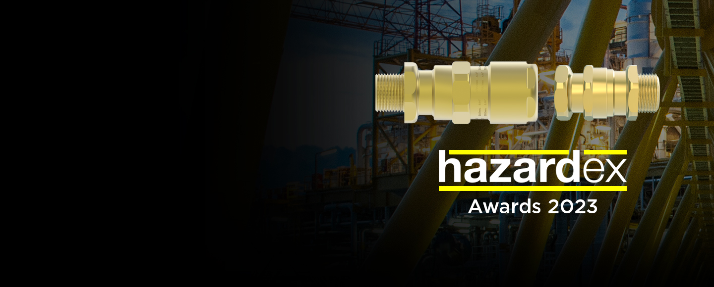 Vote for the PSG/553/RAC and SB/474 cable glands @ the HazardEx Awards 2023