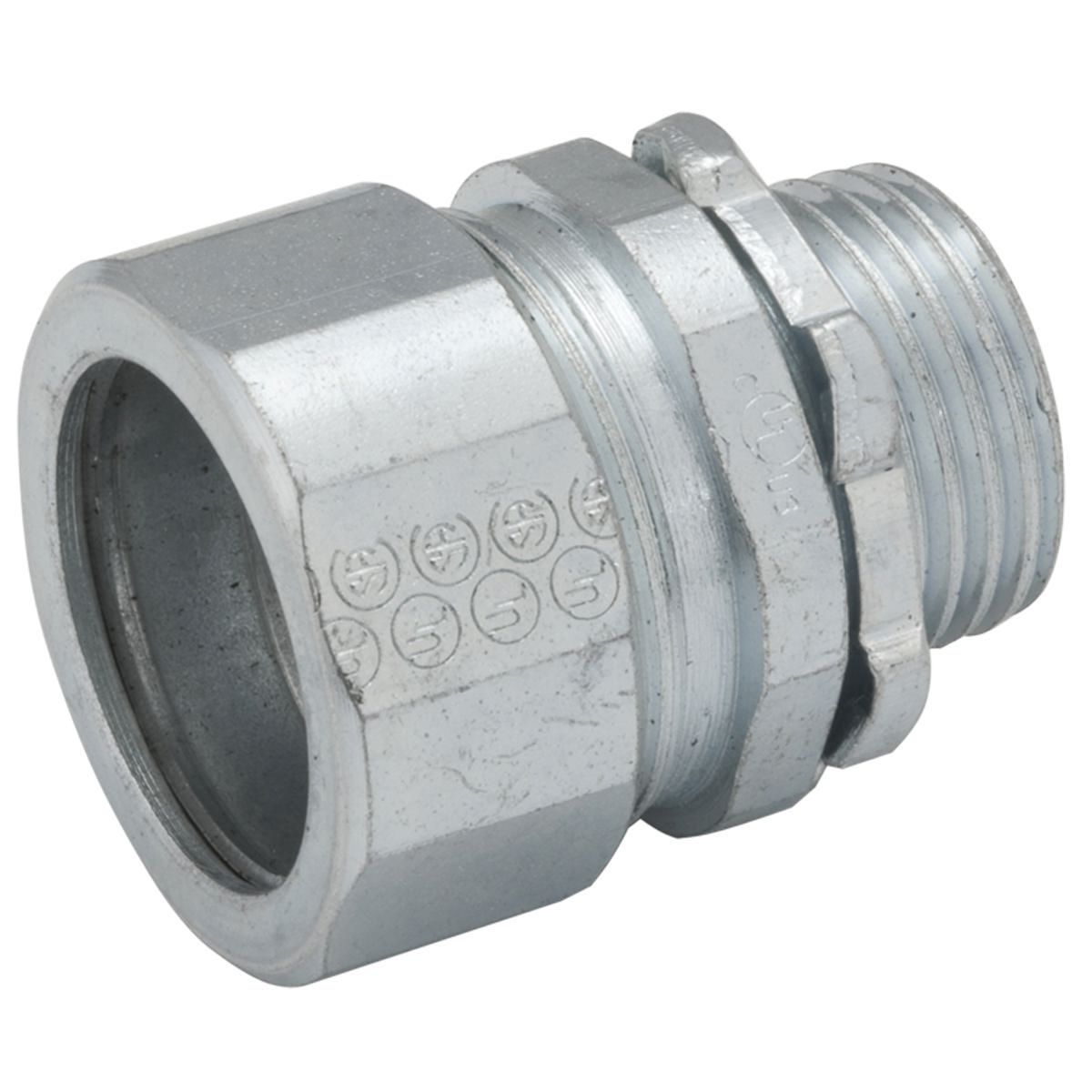 RGD/IMC COMPR CONNECTOR 1-1/2 IN STEEL