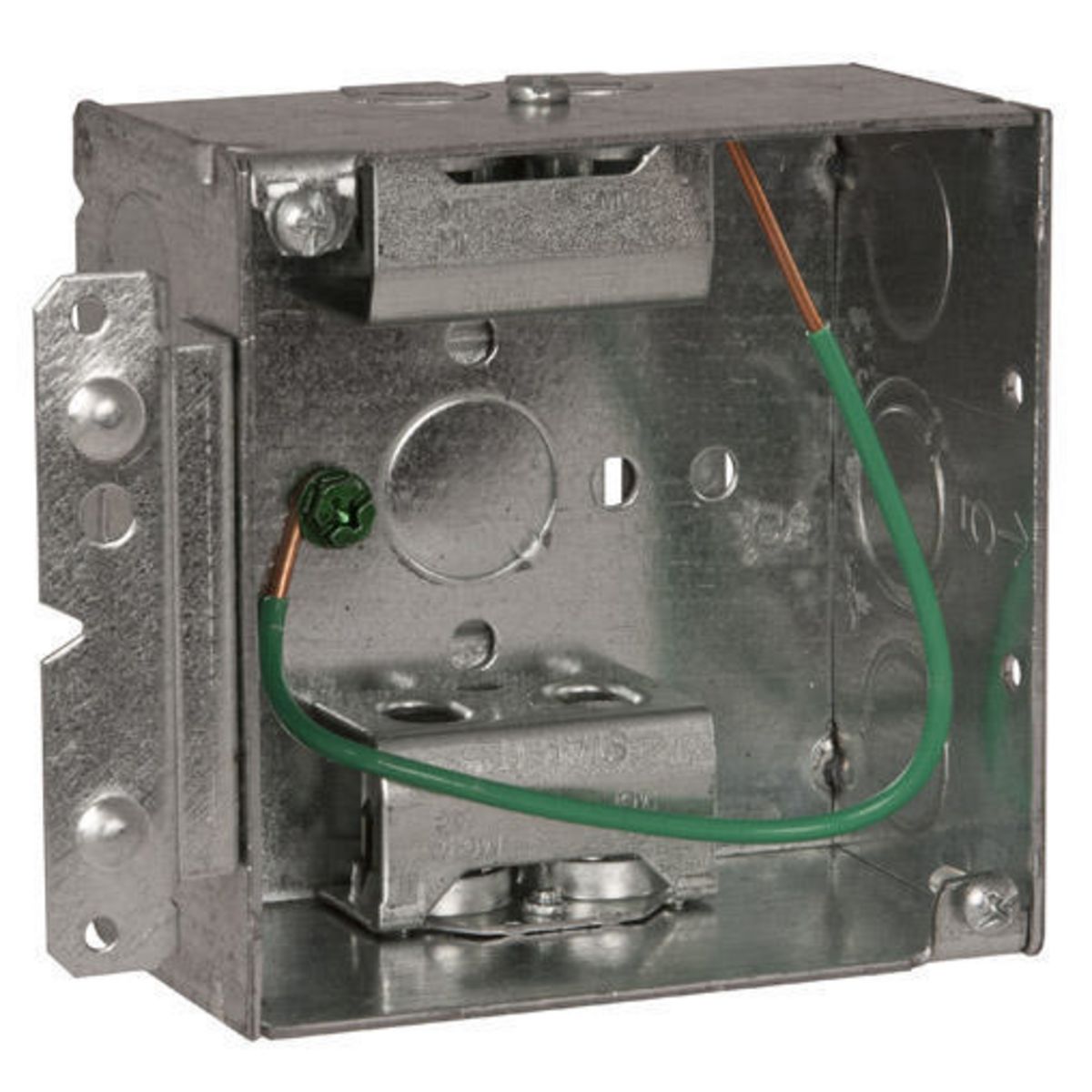 4 in. Square Box, Welded with (2) STAB-IT® Connectors, 2-1/8 in 