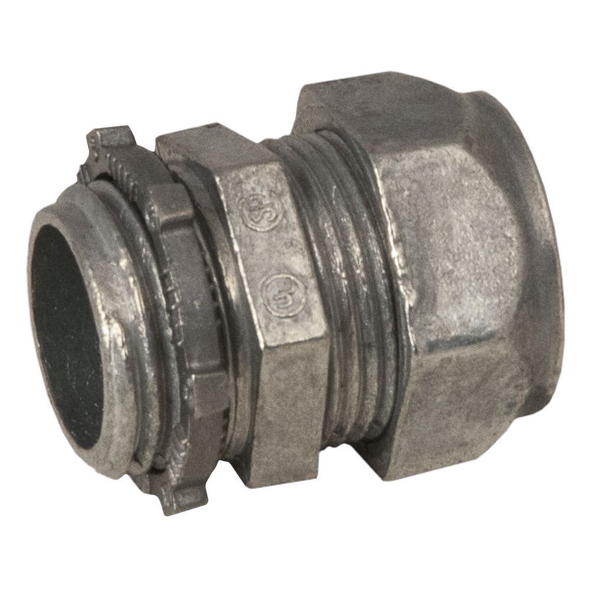 3/4 in. EMT Compression Connector, Uninsulated | 2803 | Raco