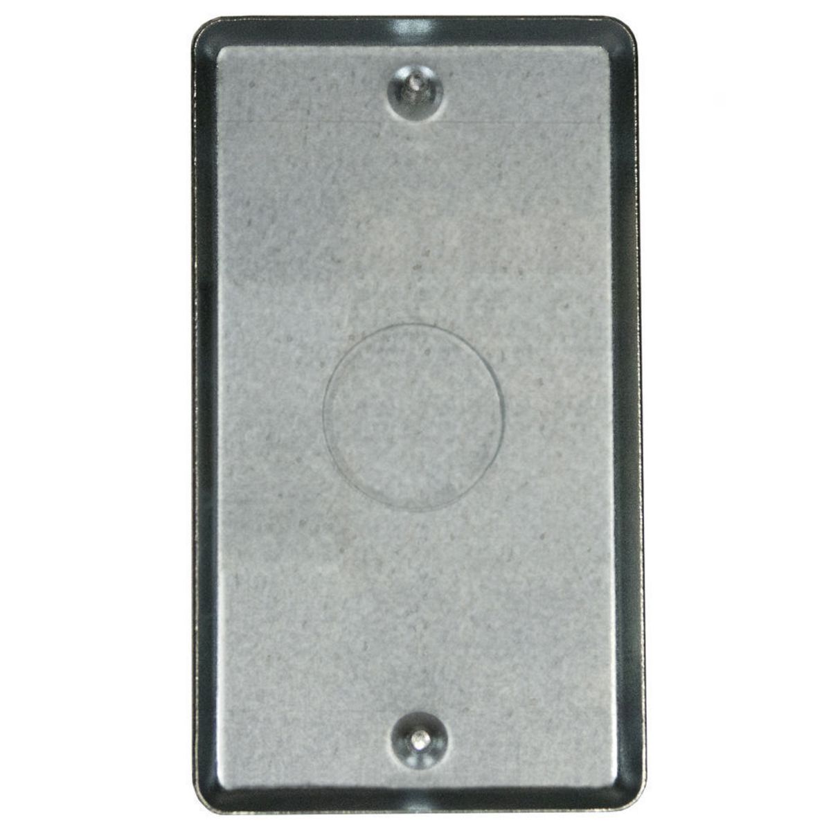 4 in. x 2 in. Handy Box Cover, 1/2 in. Center KO 861 Raco