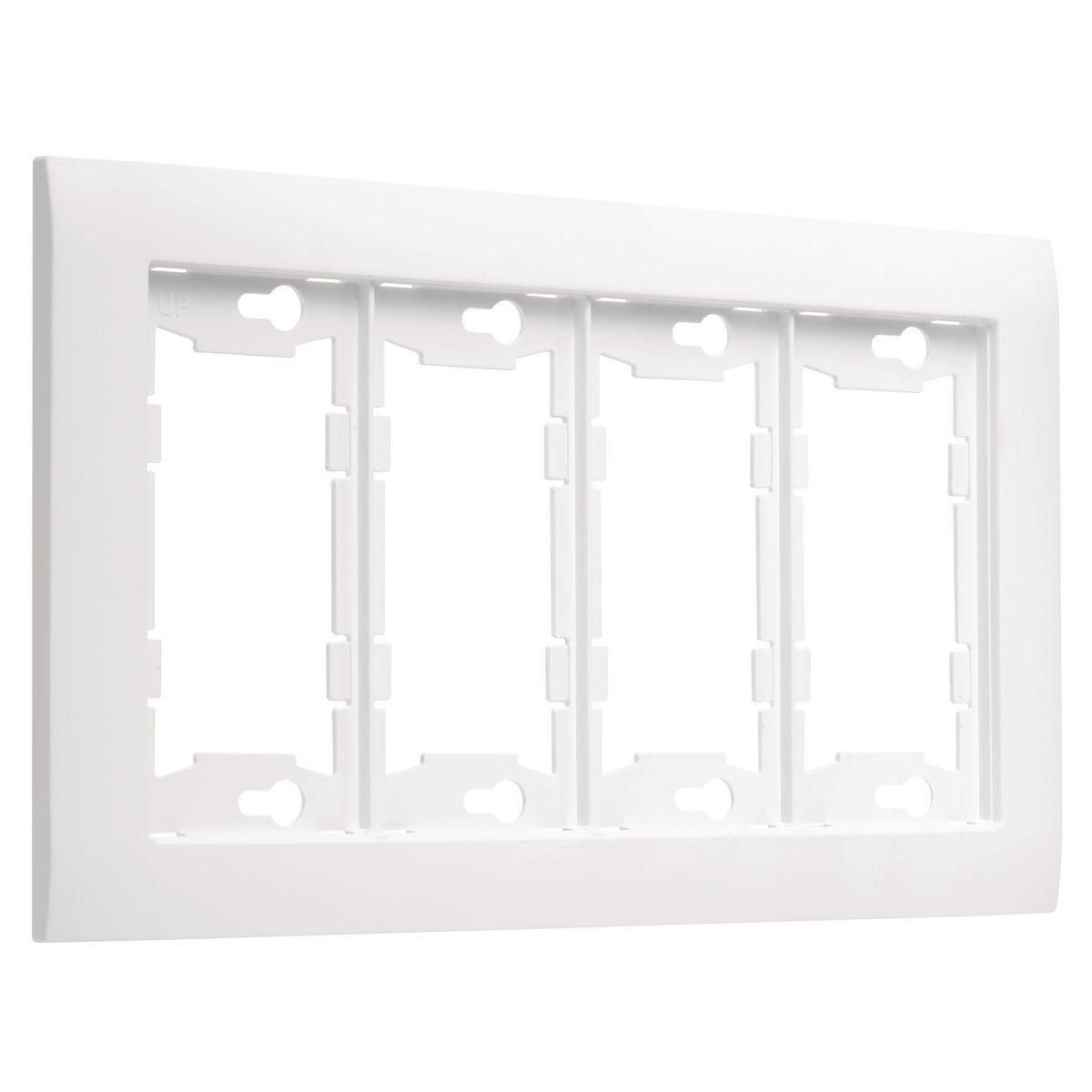 ALLURE 4G WALL PLATE WHITE