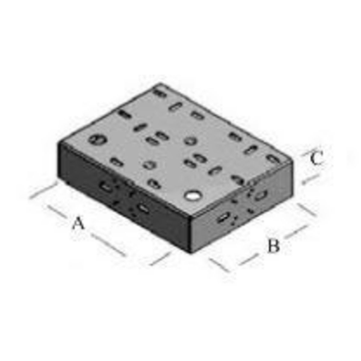 BACTVTF12 Aluminum Standoff Brackets Meter Mounts BACTVTF12 Hubbell