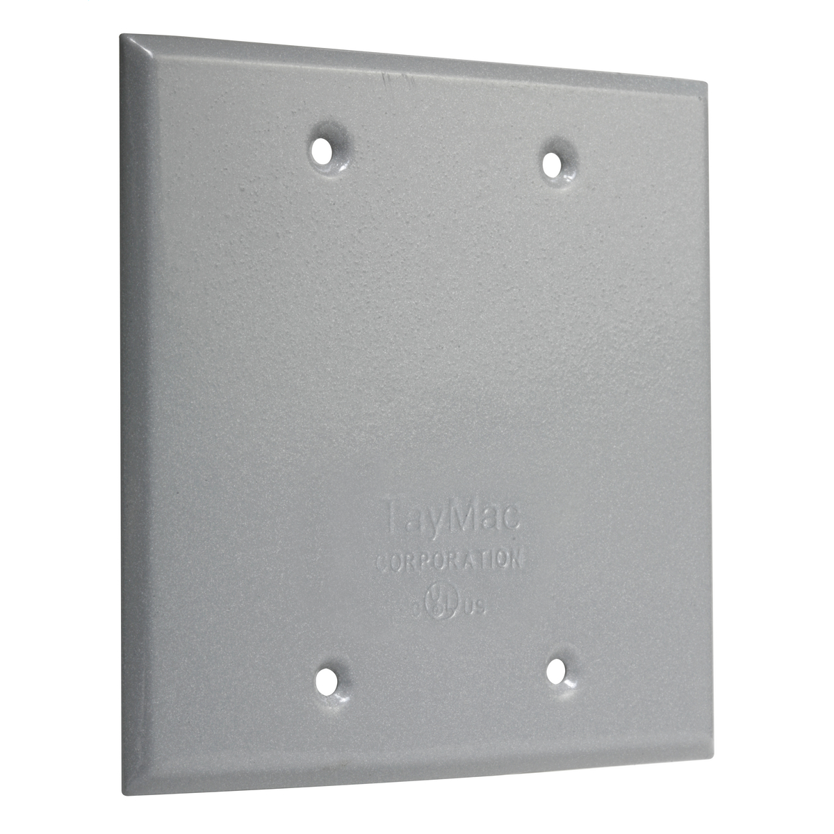 TAY BC200S TWO GANG BLANK COVER GRAY