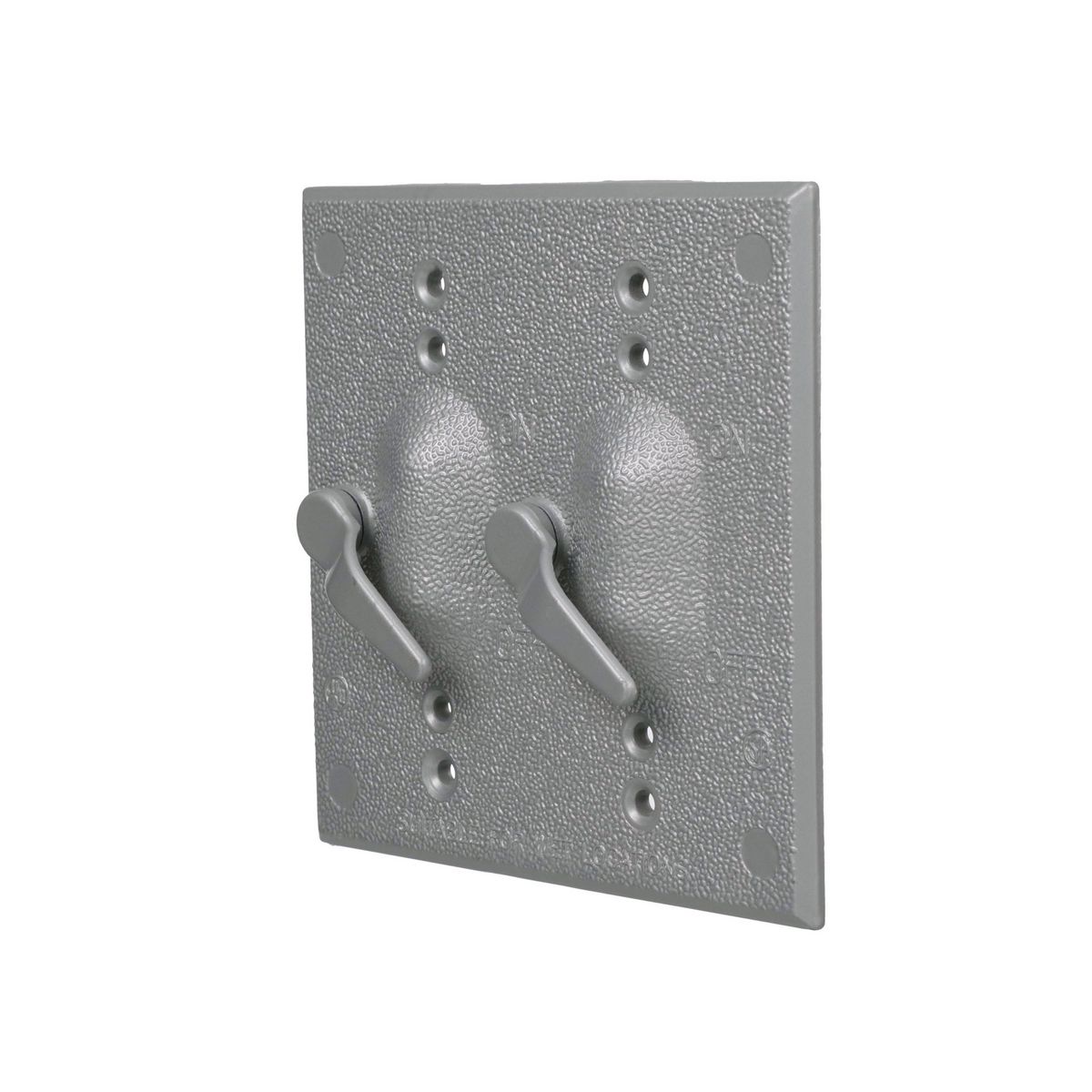 RAC 5125-0 2G WP COVER ONLY (2)TOGGLE - GRAY