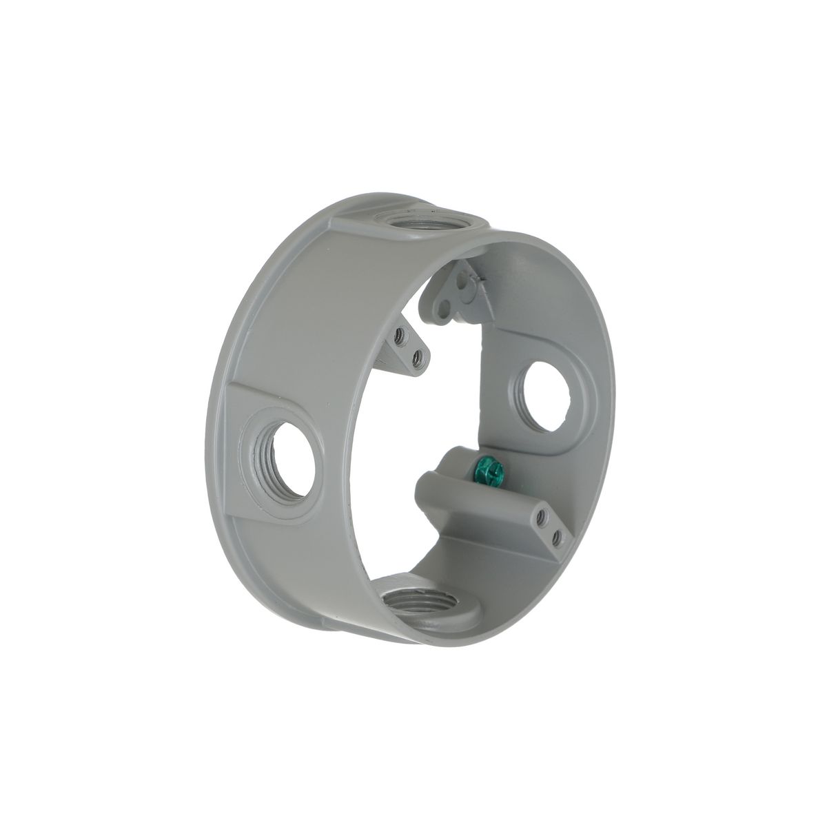 RAC 5363-0 RND WP EXT ADAPT (4) 1/2 IN. OUTLETS GRY