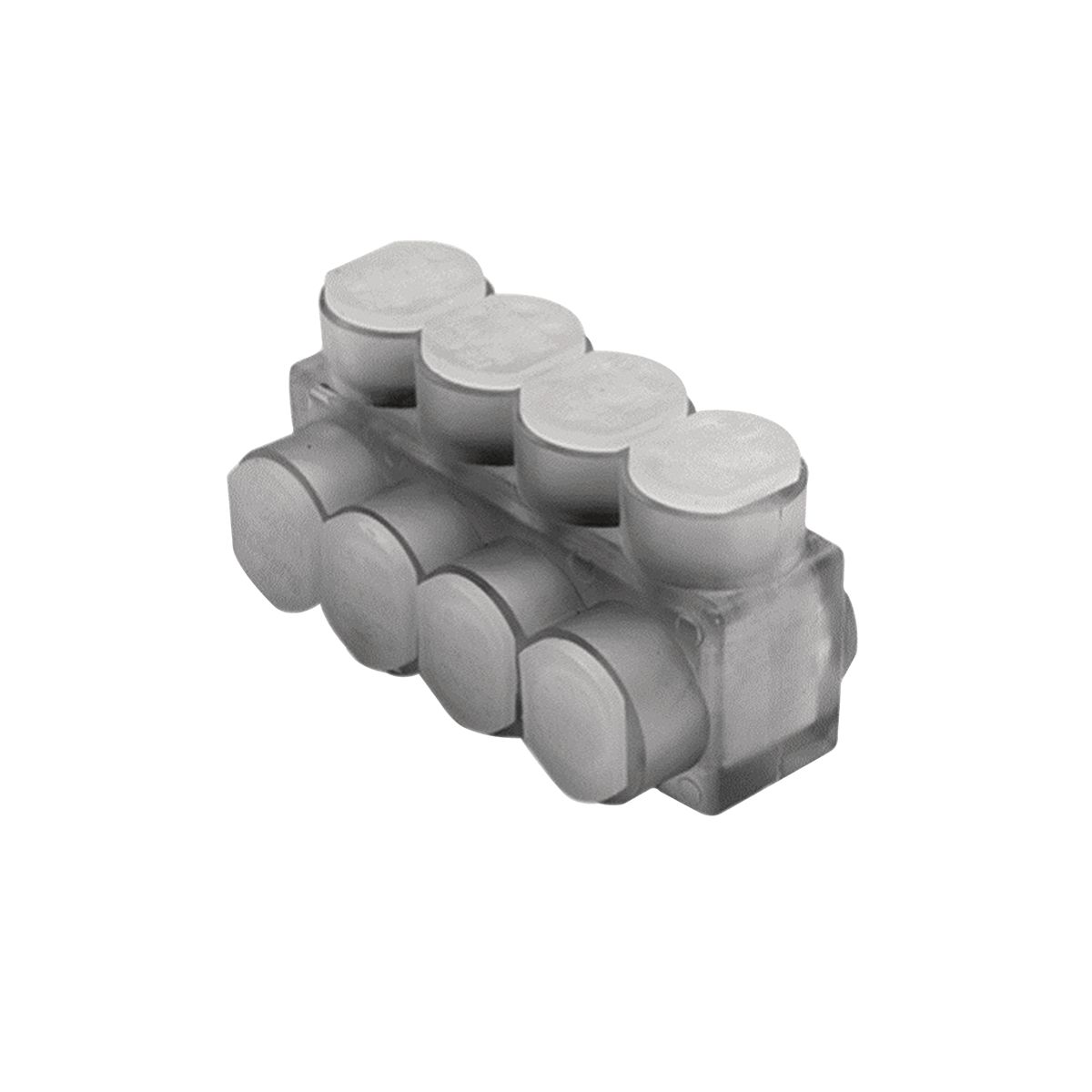Single Sided Mounted Eight Conductor Clear Insulated Mult-Tap Connector |  BIBS2508MT | Burndy