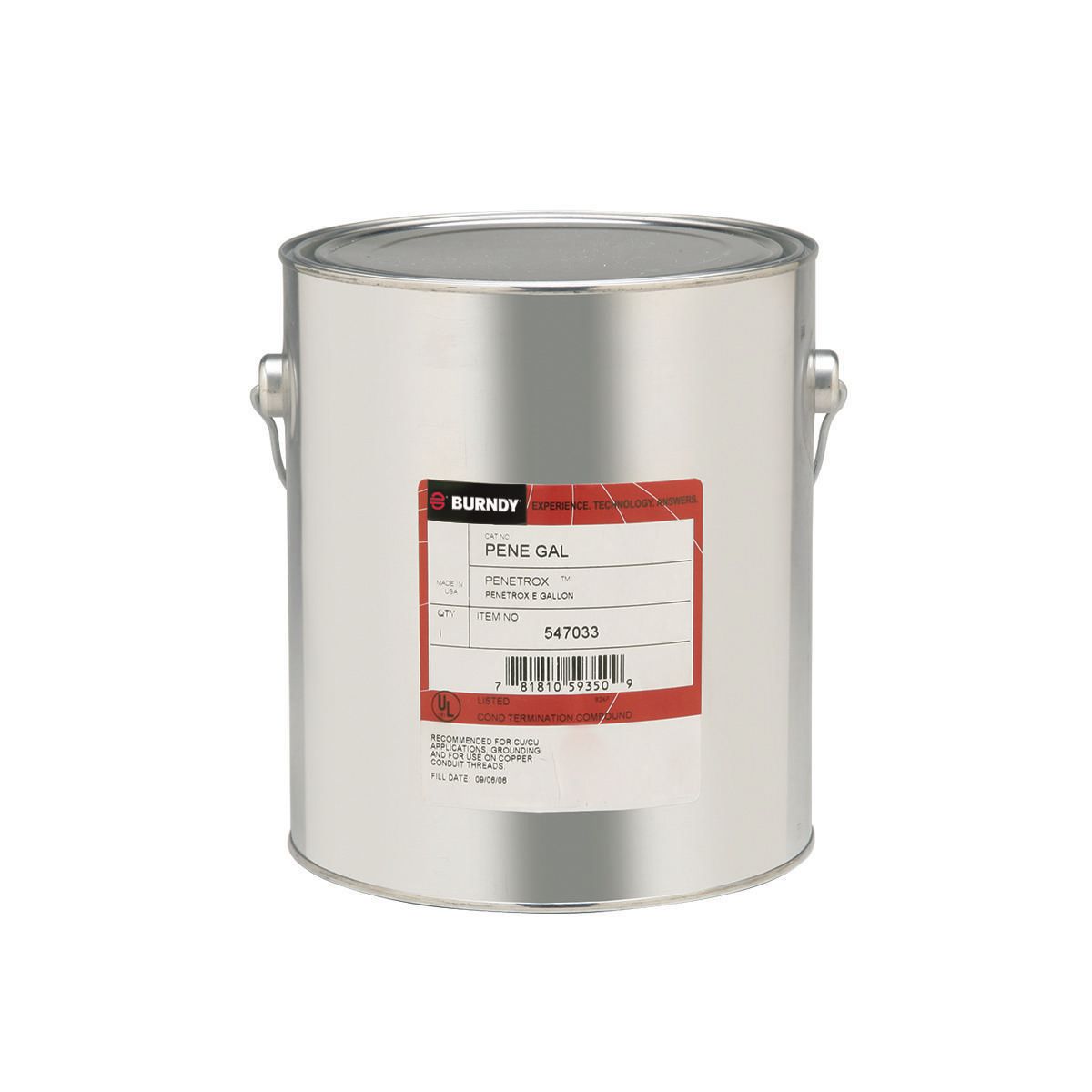 Product image for Burndy PENEGAL Electrical sealing compound, For Use On-Application: Copper to Copper