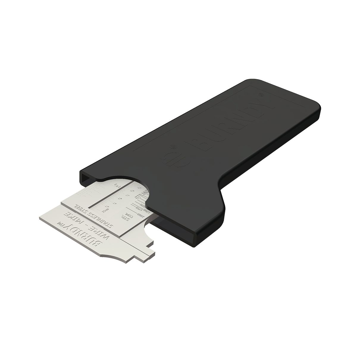 Product image for Burndy WIREMIKED Stainless Steel Wire Micrometer, decimal markings in place of fraction markings, Used for Measuring ACSR, STR/SOL Conductors, IPS Tubing, Rigid and Thin-wall Conduit