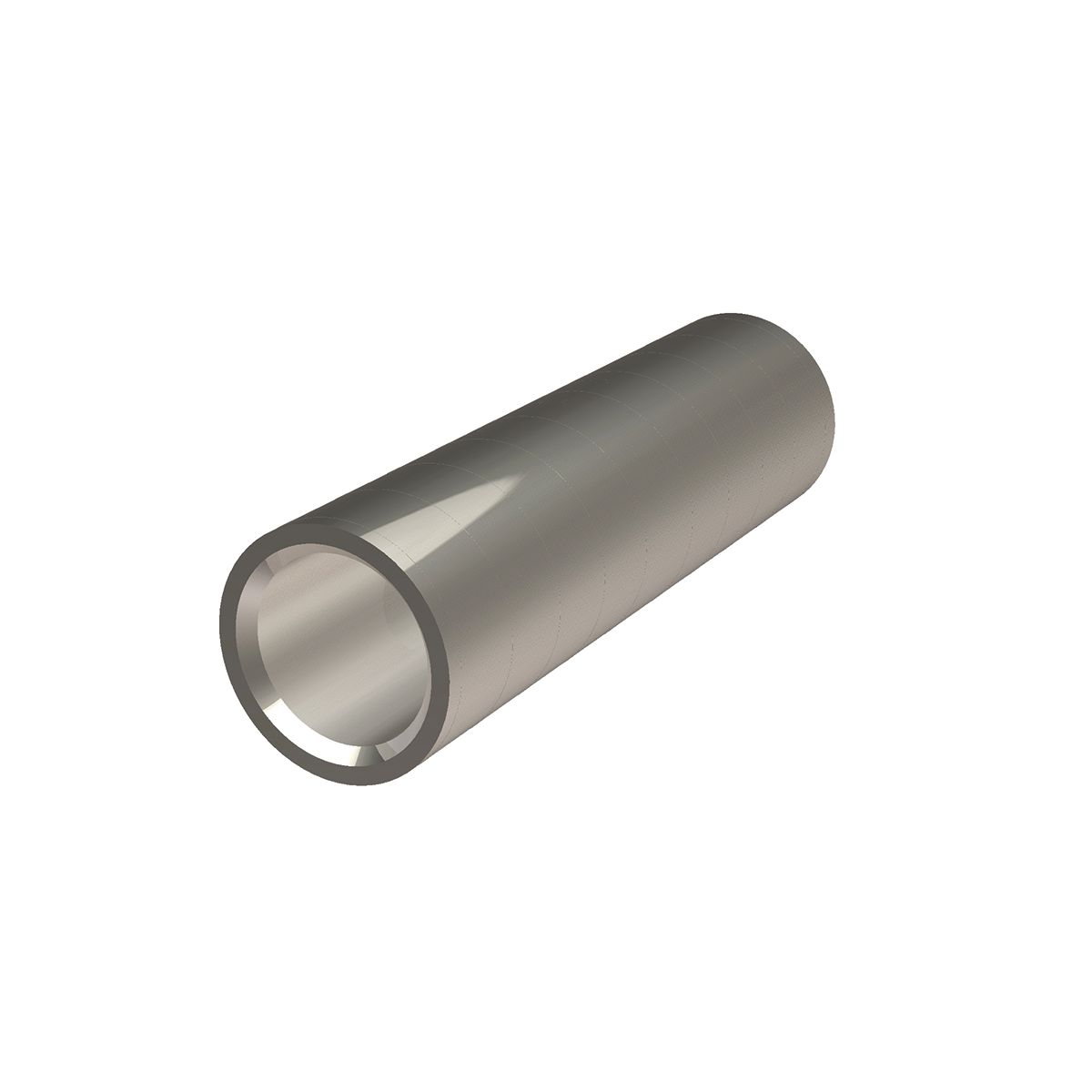 Burndy YS42A1 AL Splice, AL9CU, Internal Chamfer, Tin Plated