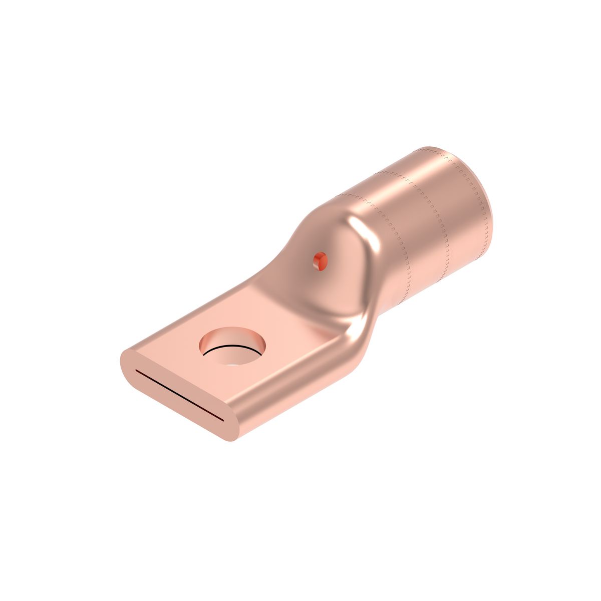 Product image for Burndy YGHA2CN HYLUG™ Copper Compression Terminal for Grounding; Heavy Duty; 1-Hole