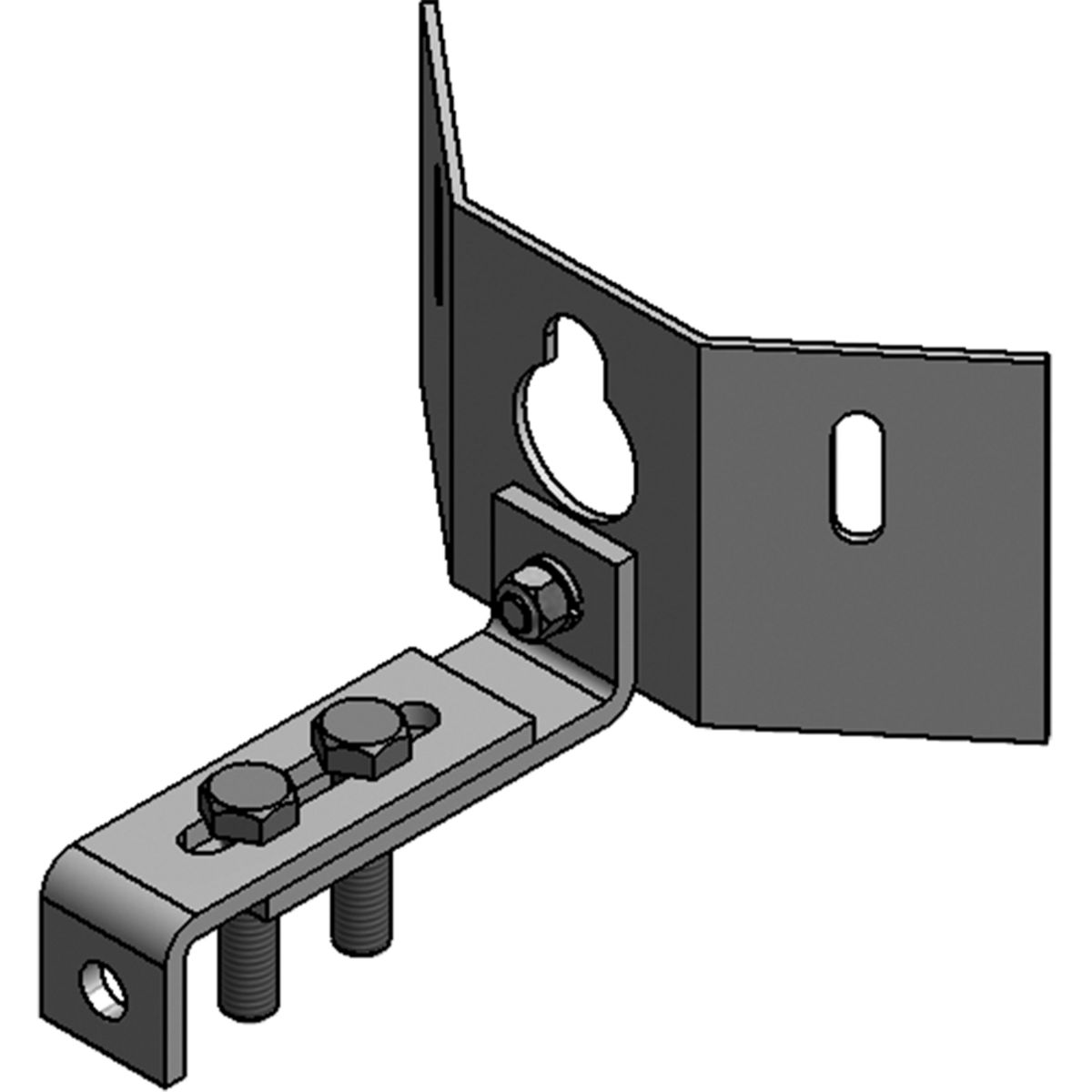 Conduit standoff brackets pole mount, band/bolt Fixed BA5SOCP18H