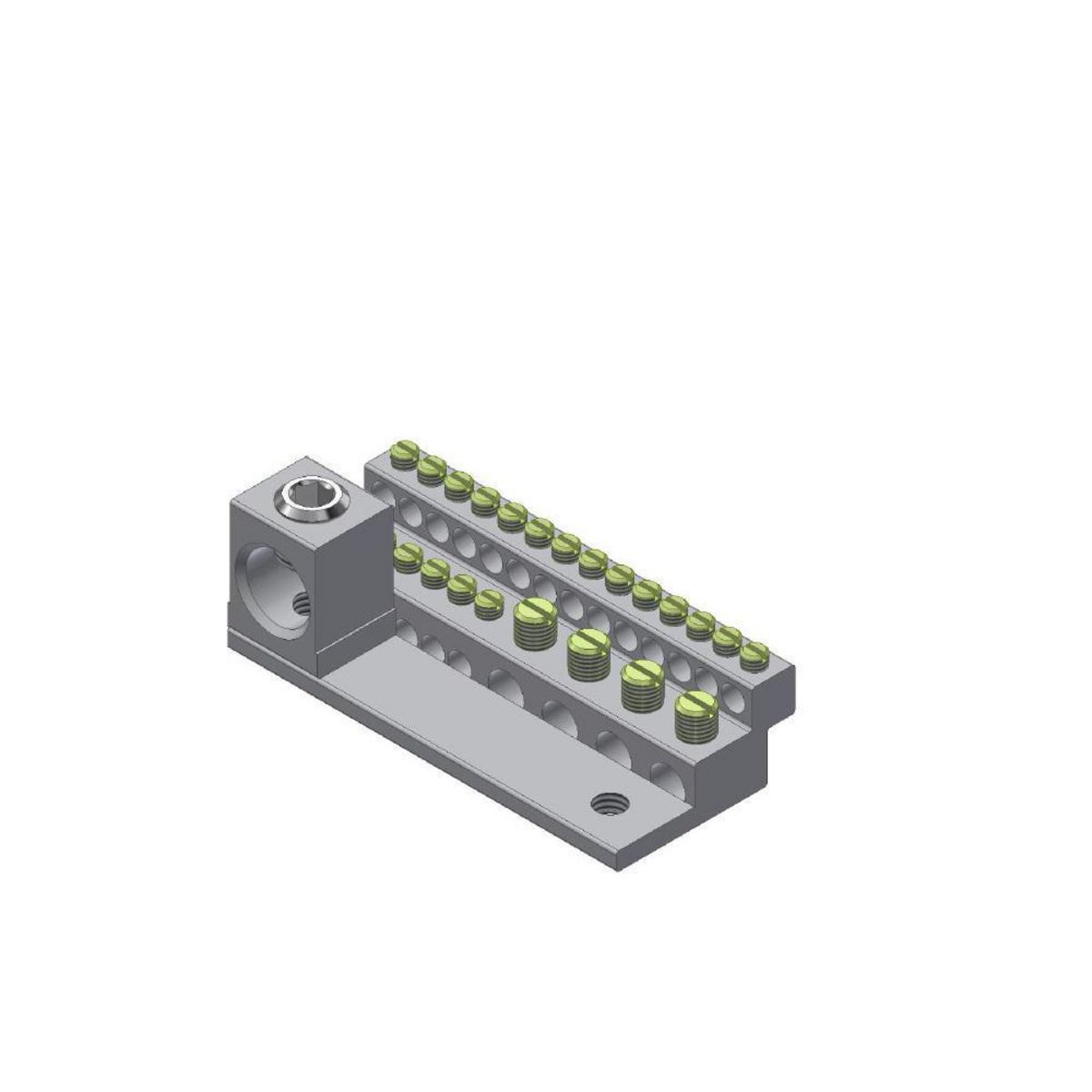 Aluminum Neutral Bar Assemblies SNB2642 Connector Manufacturing Company