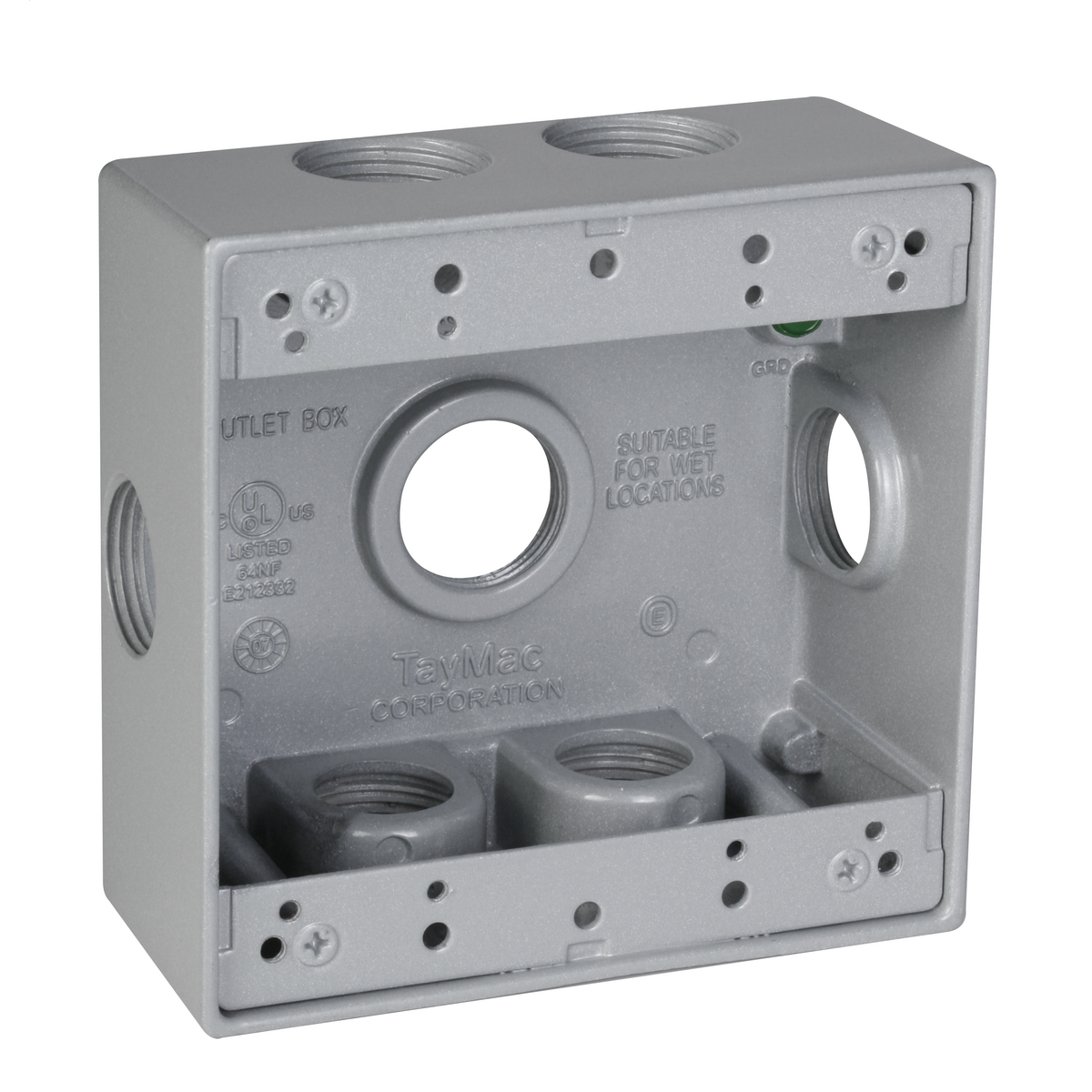 Product image for RACO DB775XS 2G WP BOX (7)3/4 IN OU