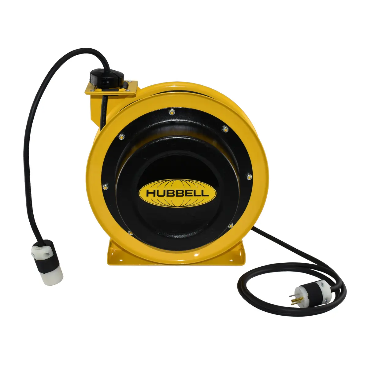 BIM objects - Free download! Cord and Cable Reels, Industrial Cord Reel,  With HBL5269C, 45' 12/3, Yellow - HBL45123C