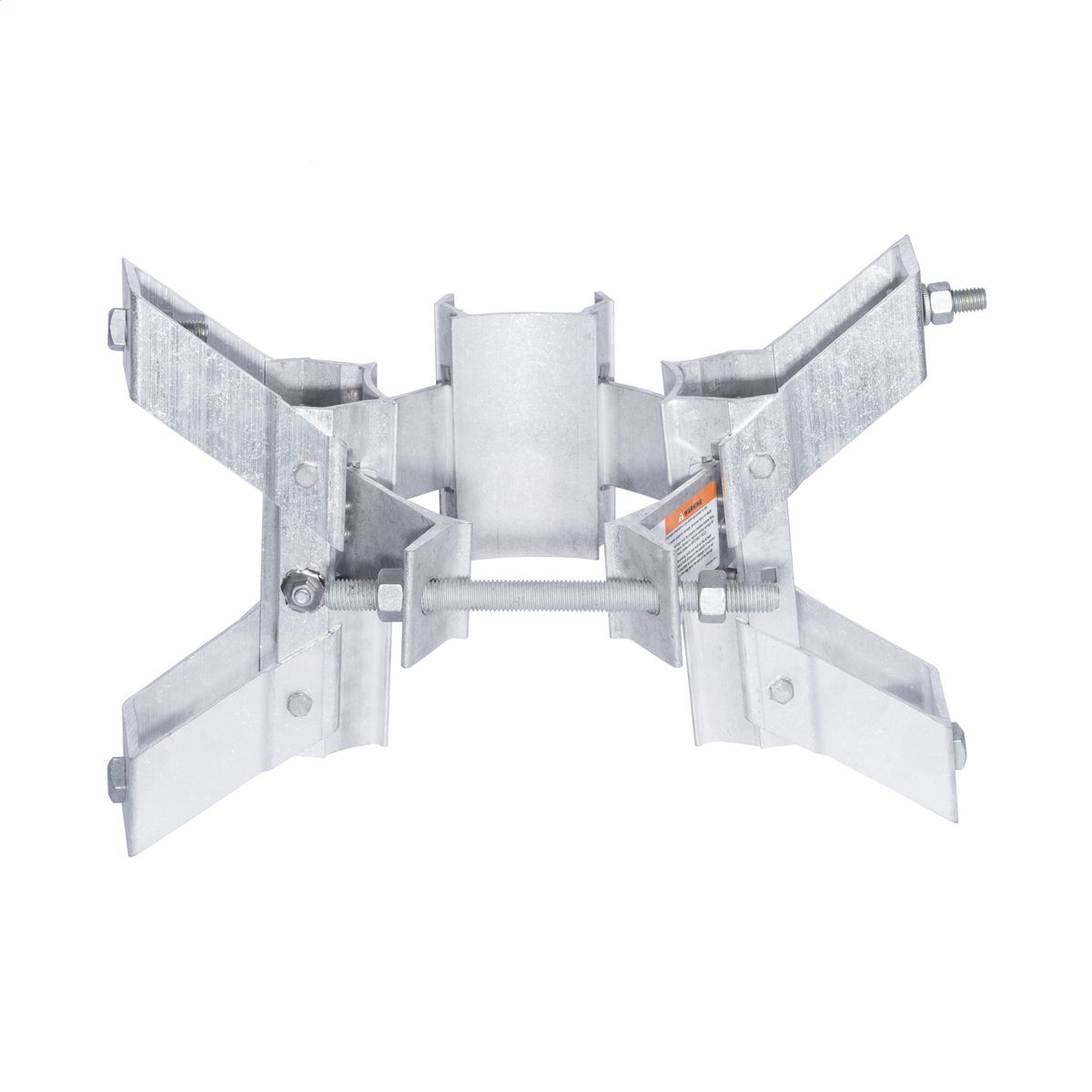 TRANSFORMER BRACKET, 2POSITION, ALUMINUM BANDED STYLE with NEMA A LUG SPACING for 73/4in to 12