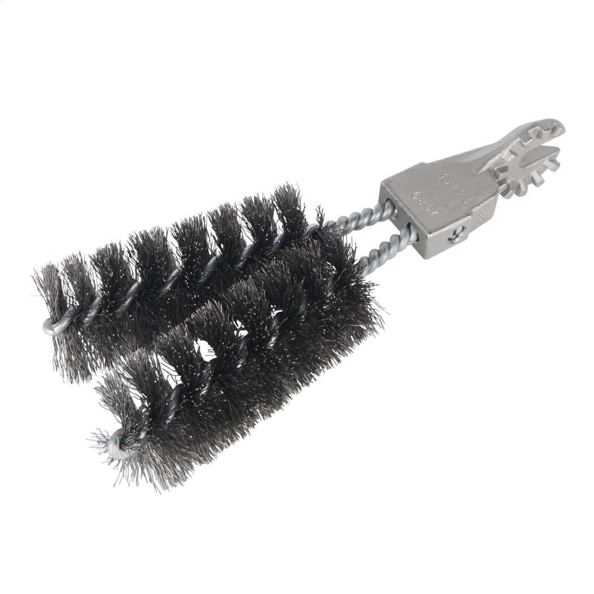 Lineman deals wire brush