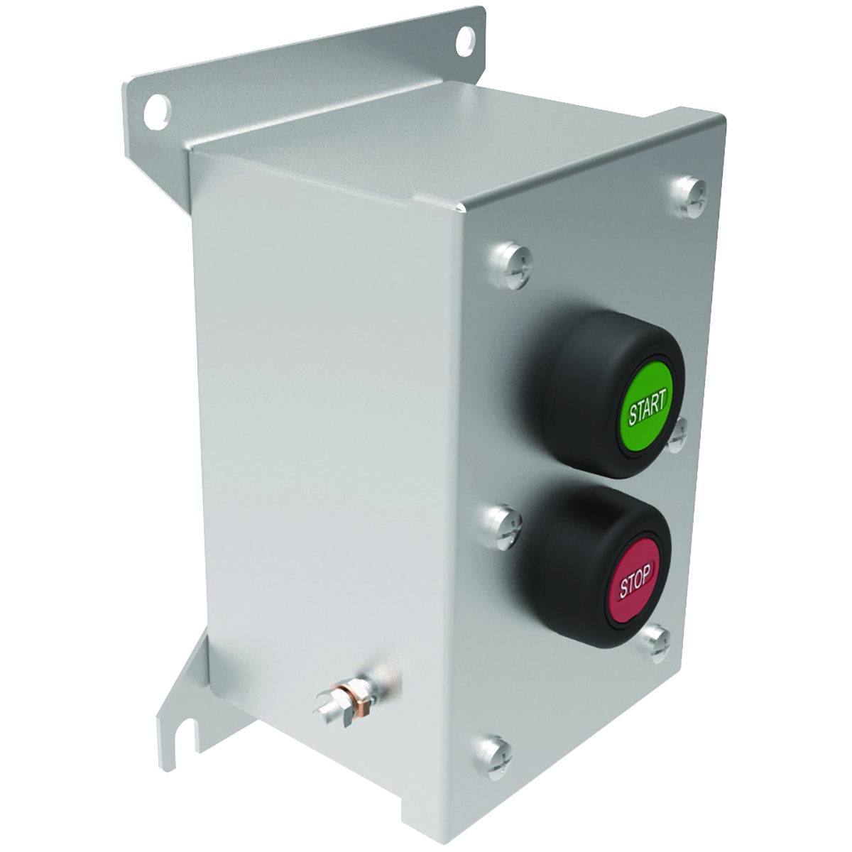 HKH Series Control Station, Double Momentary Start-Stop Push