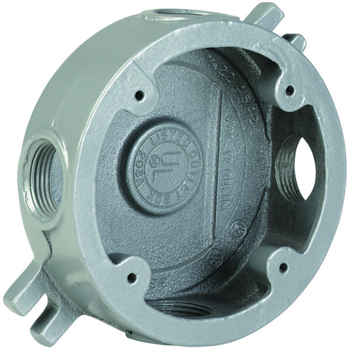 ROUND OUTLET 1-5/8" 3/4" HUB