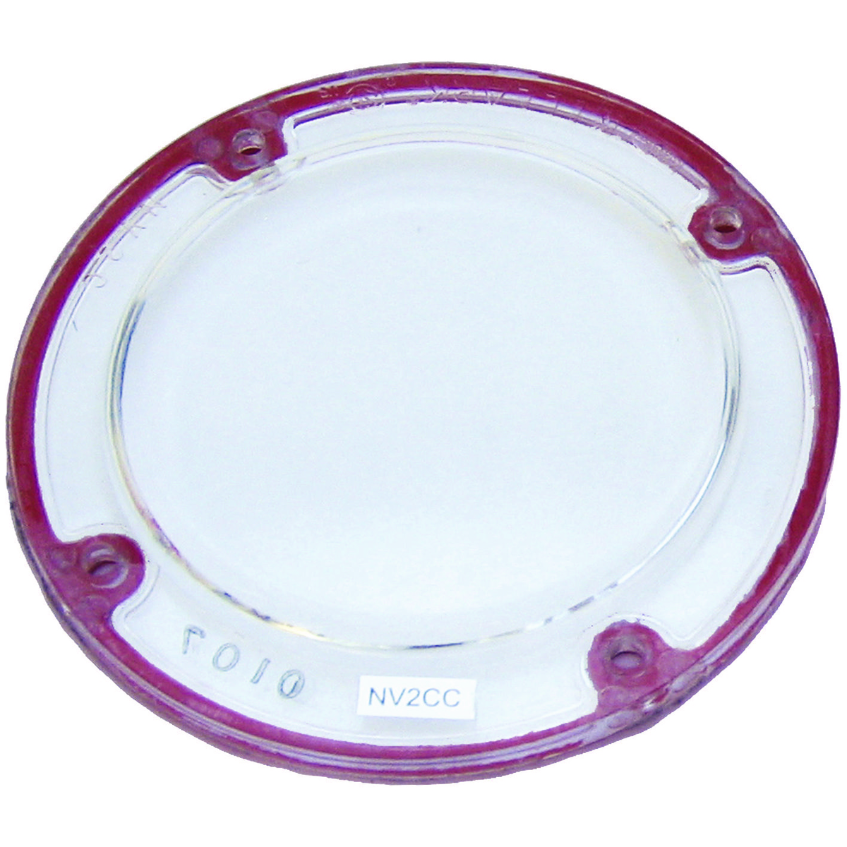 NV2 SERIES - CLEAR NON-METALLIC BLANK COVER FOR NV2XG CEILING BOXES -INCLUDES EXTRA GASKET