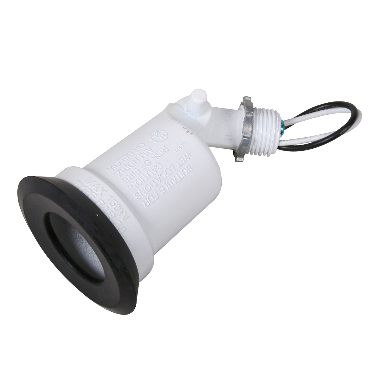 Product image for RACO LT100WH WP LAMPHOLDER W/EXTERN
