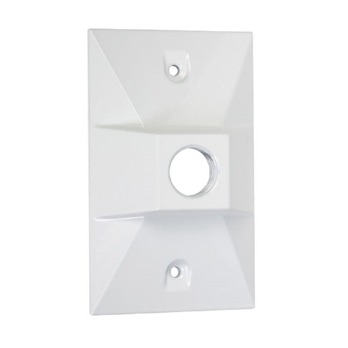 Product image for RACO LV110WH 1G WP CLUSTER CVR (1)