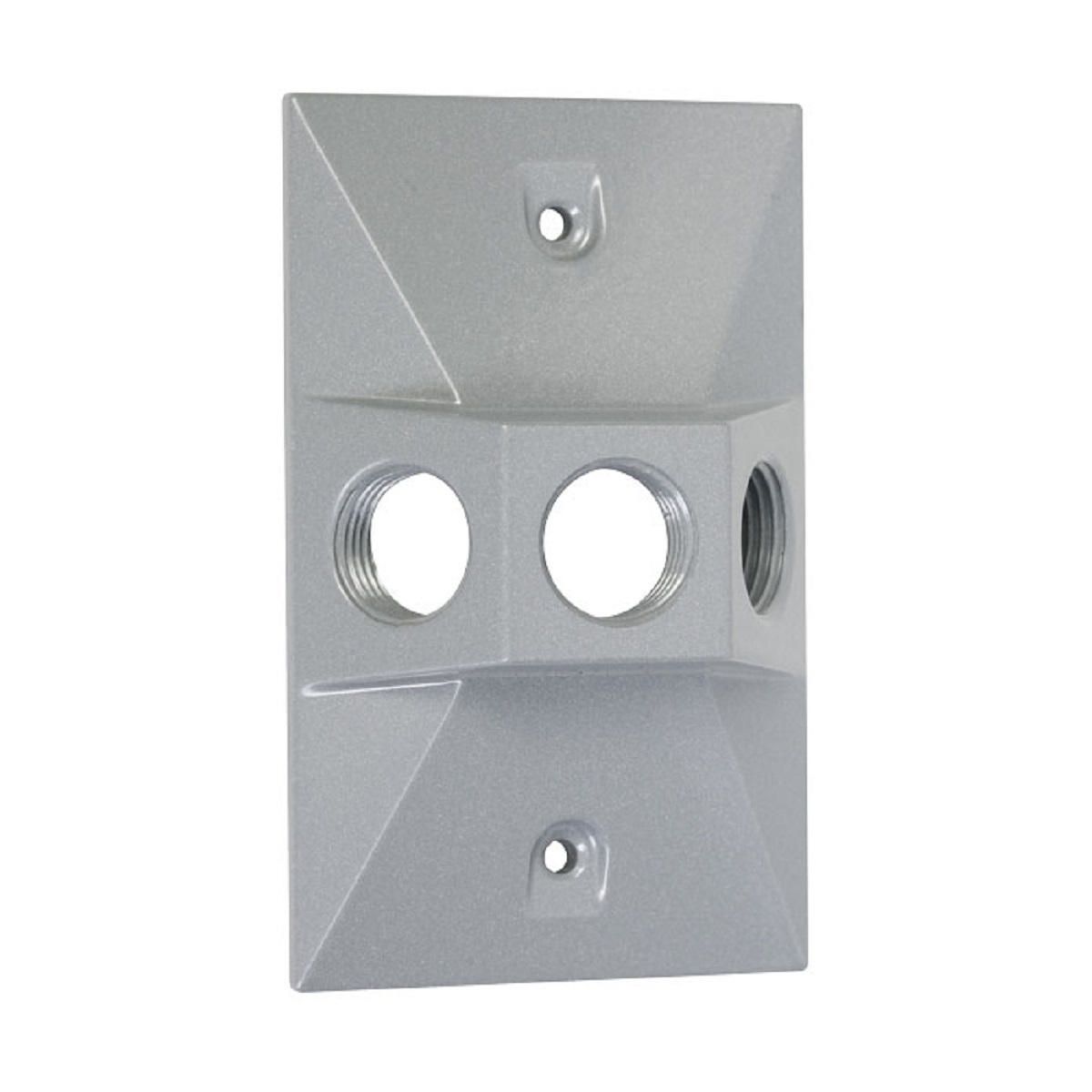 Product image for Taymac LV130S 1g Weatherproof Cluster Cvr (3) 1/2 In. Outlet