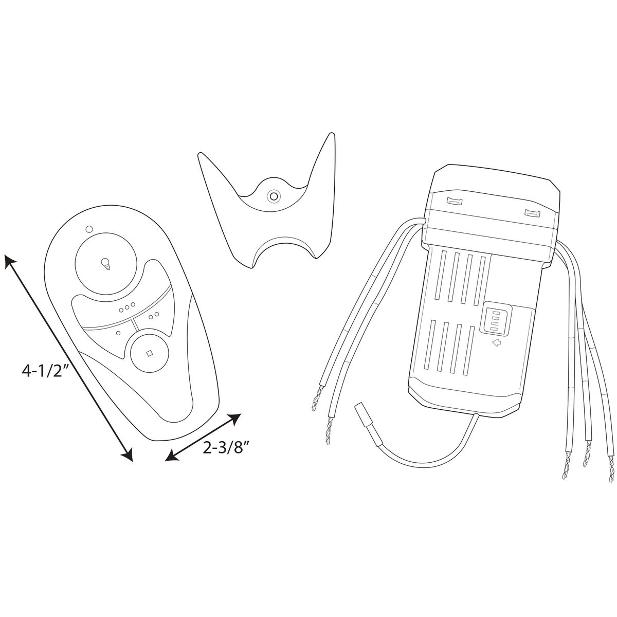 Ceiling Fan And Light Universal Remote Control P2662 01 Hubbell