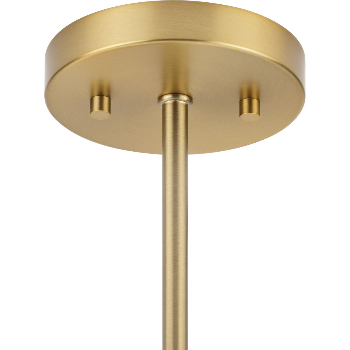 Atwell Collection Three-Light Brushed Bronze Mid-Century Modern Semi ...