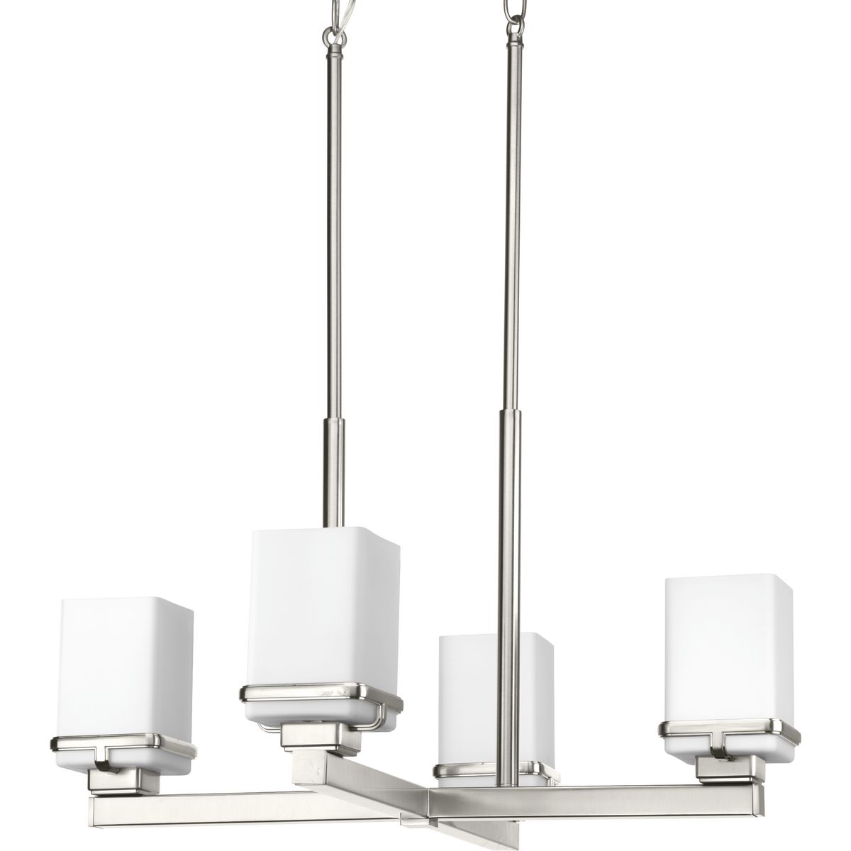 PRO P400045-009 4X100M Brushed Nickel Metric Chandelier