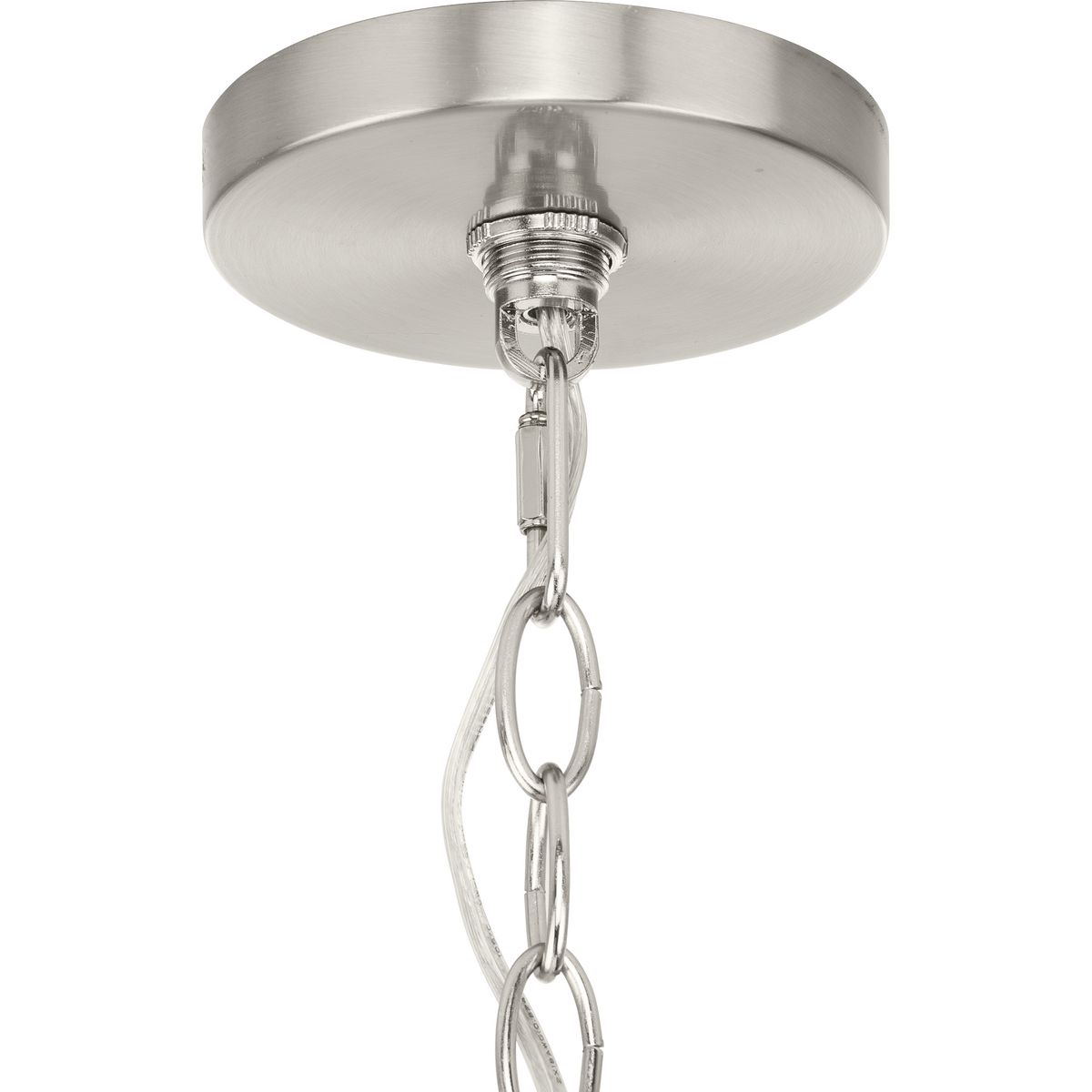 Goodwin Collection Five-Light Brushed Nickel Modern Farmhouse ...