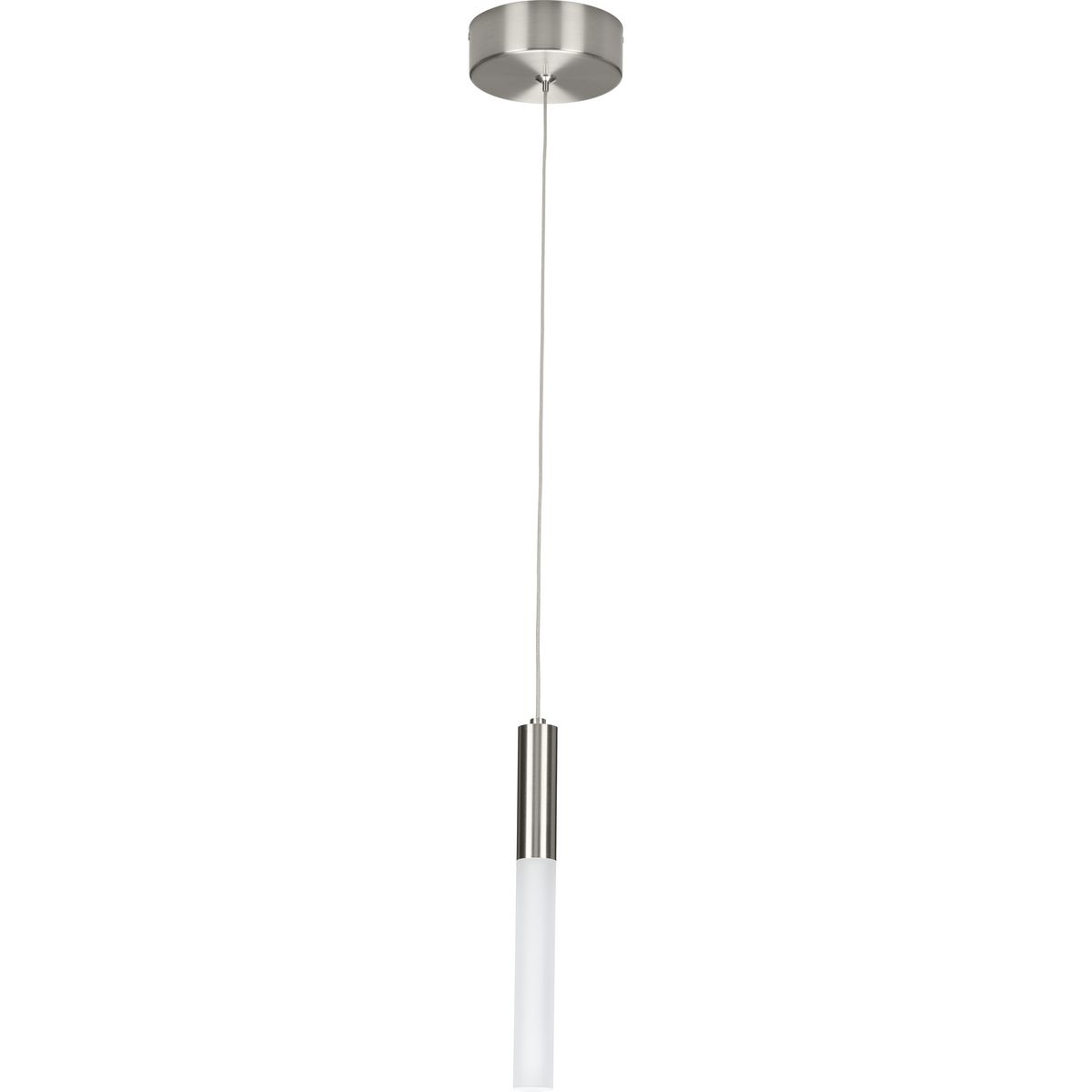 Kylo LED Collection One-Light Brushed Nickel Modern Style Hanging ...