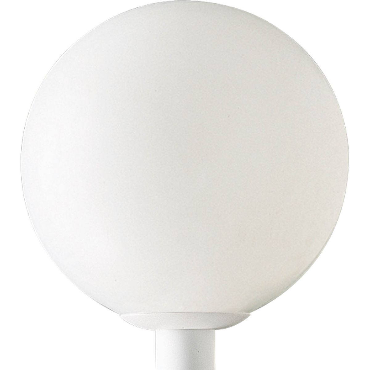 Progress Lighting P5436-60 Complete Post Lantern White Shatter-Resistant Acrylic Globe White Fitter White 