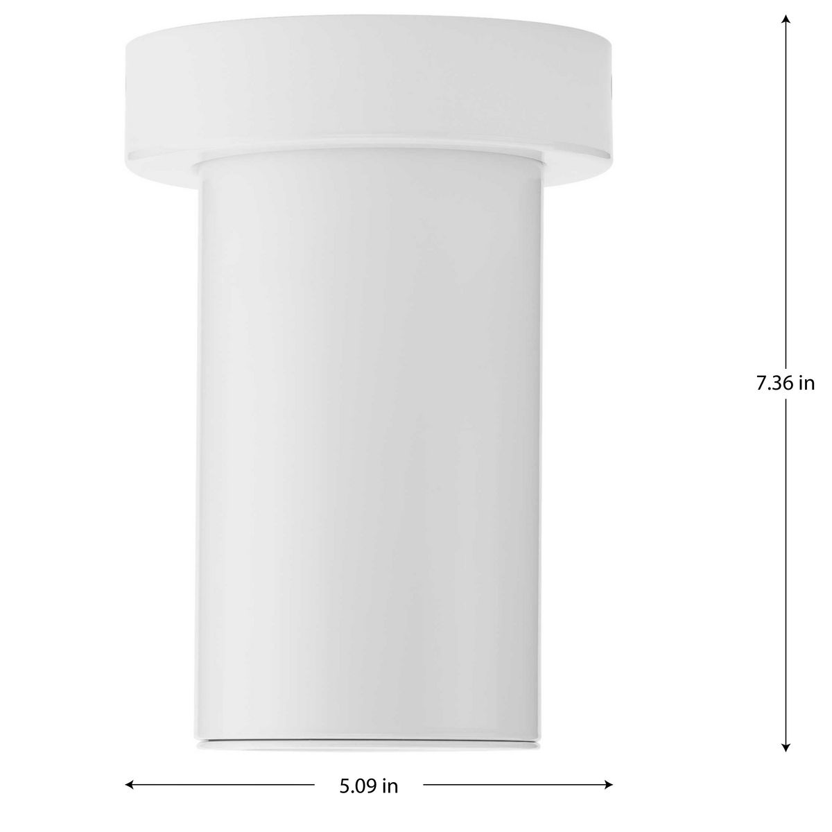 3 White Surface Mount Modern Adjustable LED Cylinder
