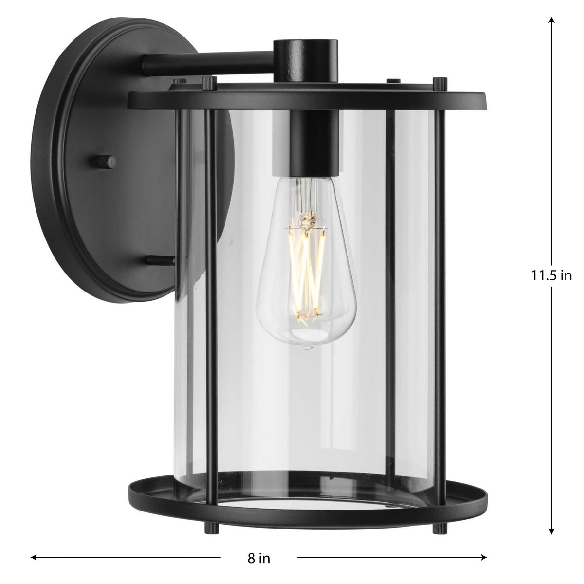 Black store modern lantern