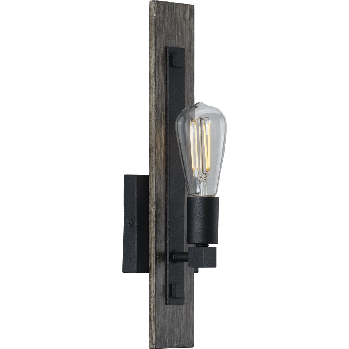 Hemsworth Collection One-Light Aged Oak Wall Bracket | P710093