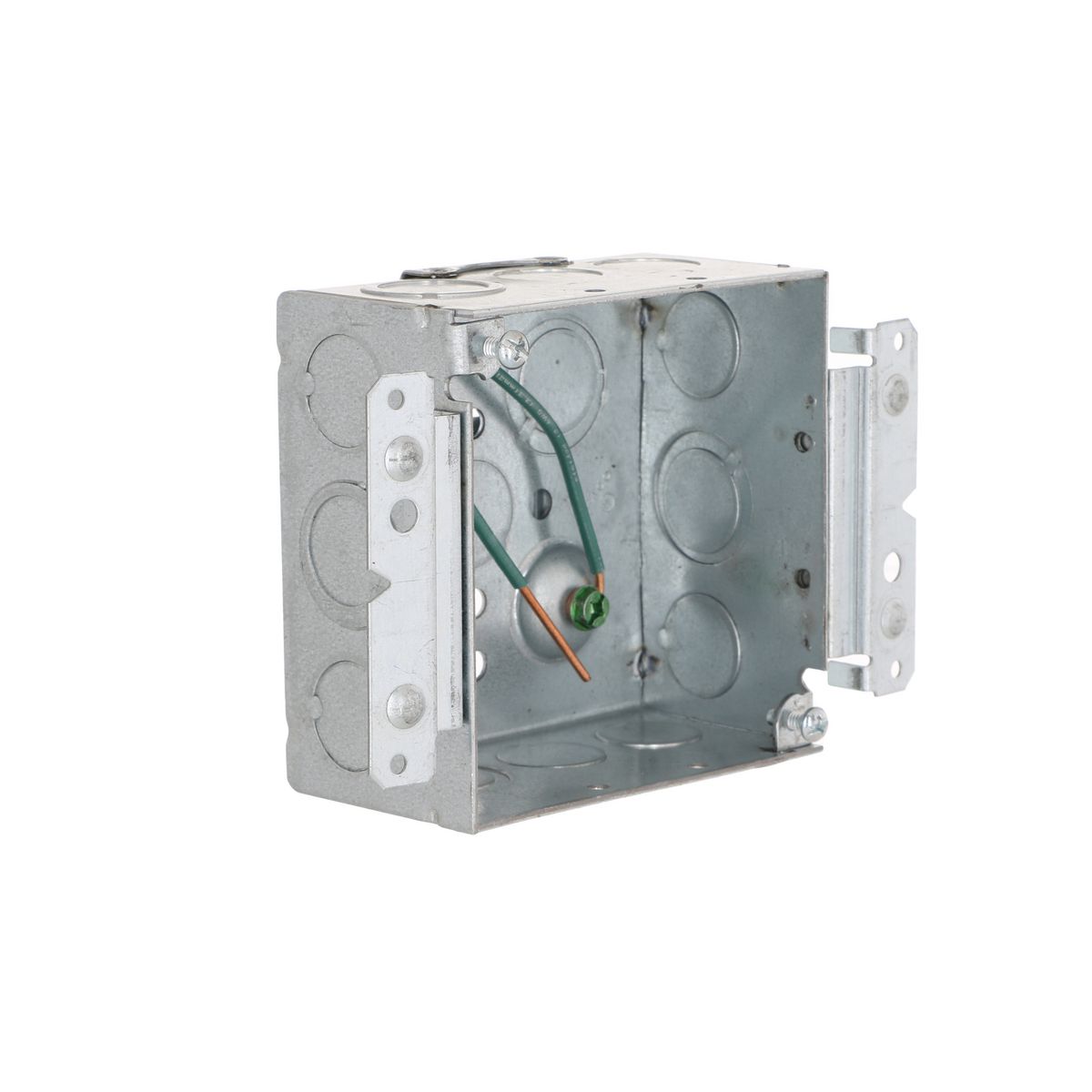 RAC 232M 4SQ BOX 2-1/8DP M-BRKT PGTAL 1/2-3/4 TKO