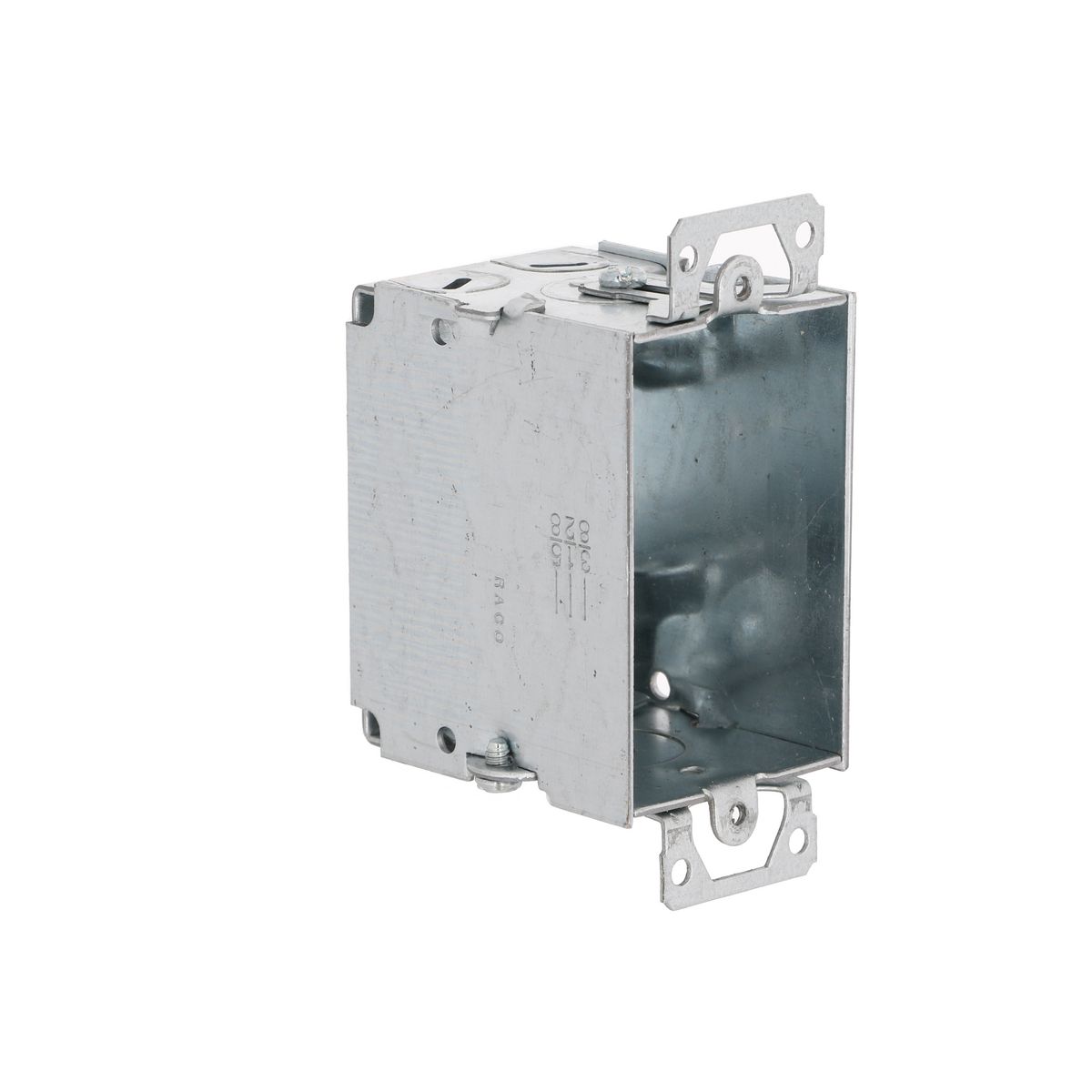 RAC 518 2-1/2 DEEP SW BOX EARS MC-CLAMPS 1/2 KO