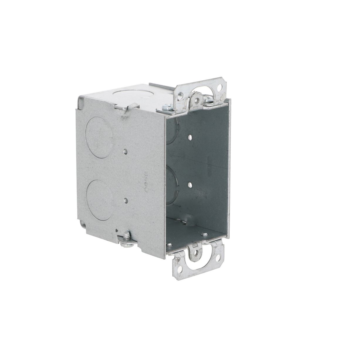 RAC 560 2-3/4" SWITCH BOX PLASTER EARS 1/2" KO METAL CUT IN