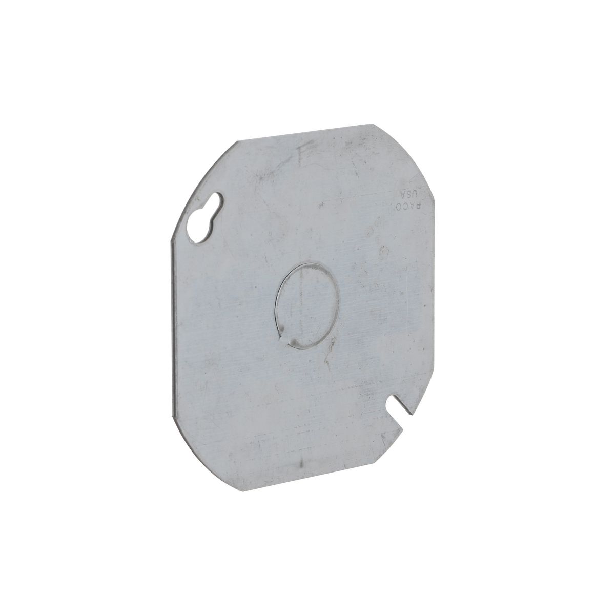 RAC 724 4 ROUND COVER BLANK 1/2 KO IN CENTER