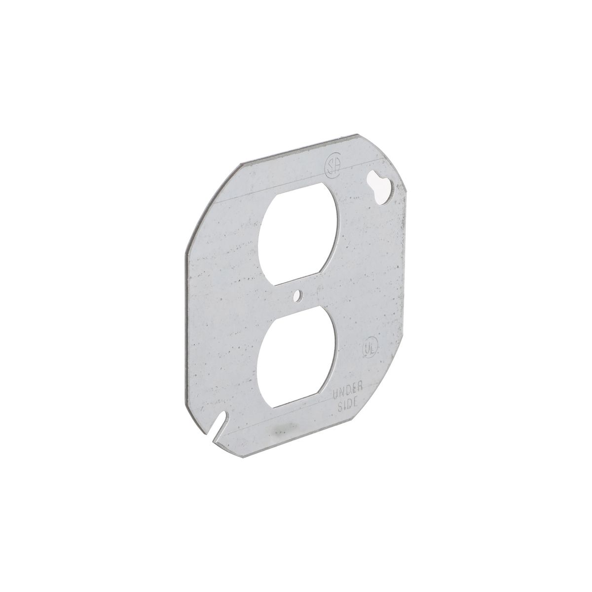 RAC 731 4 ROUND COVER FLAT - DUPLEX RECP