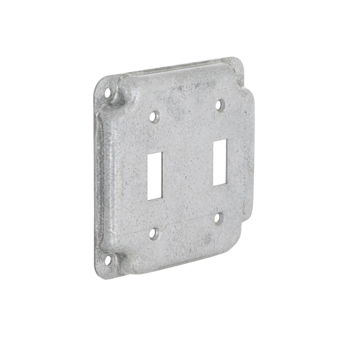 RAC 803C 4" RAISED COVER TWO DEVICE - 2 TOGGLE SWITCHES