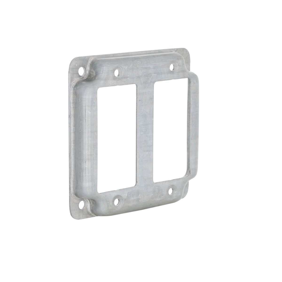RAC 809C 4" RAISED COVER TWO DEVICE - 2 GFCI RECEPTACLES