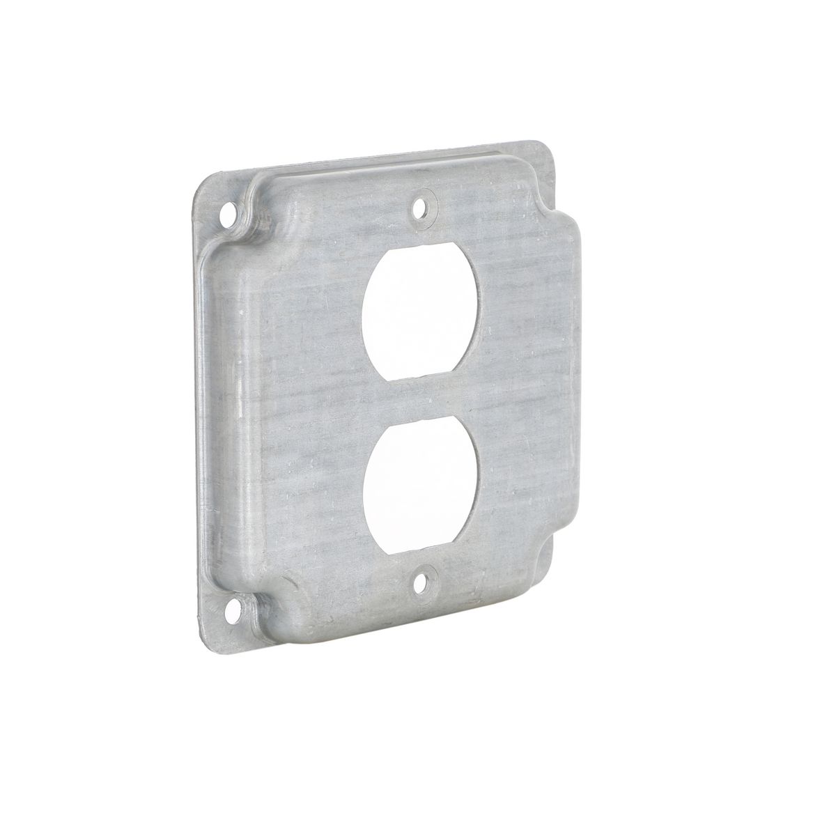 RAC 902C 4" RAISED COVER ONE DEVICE - 1 DUPLEX RECEPTACLE