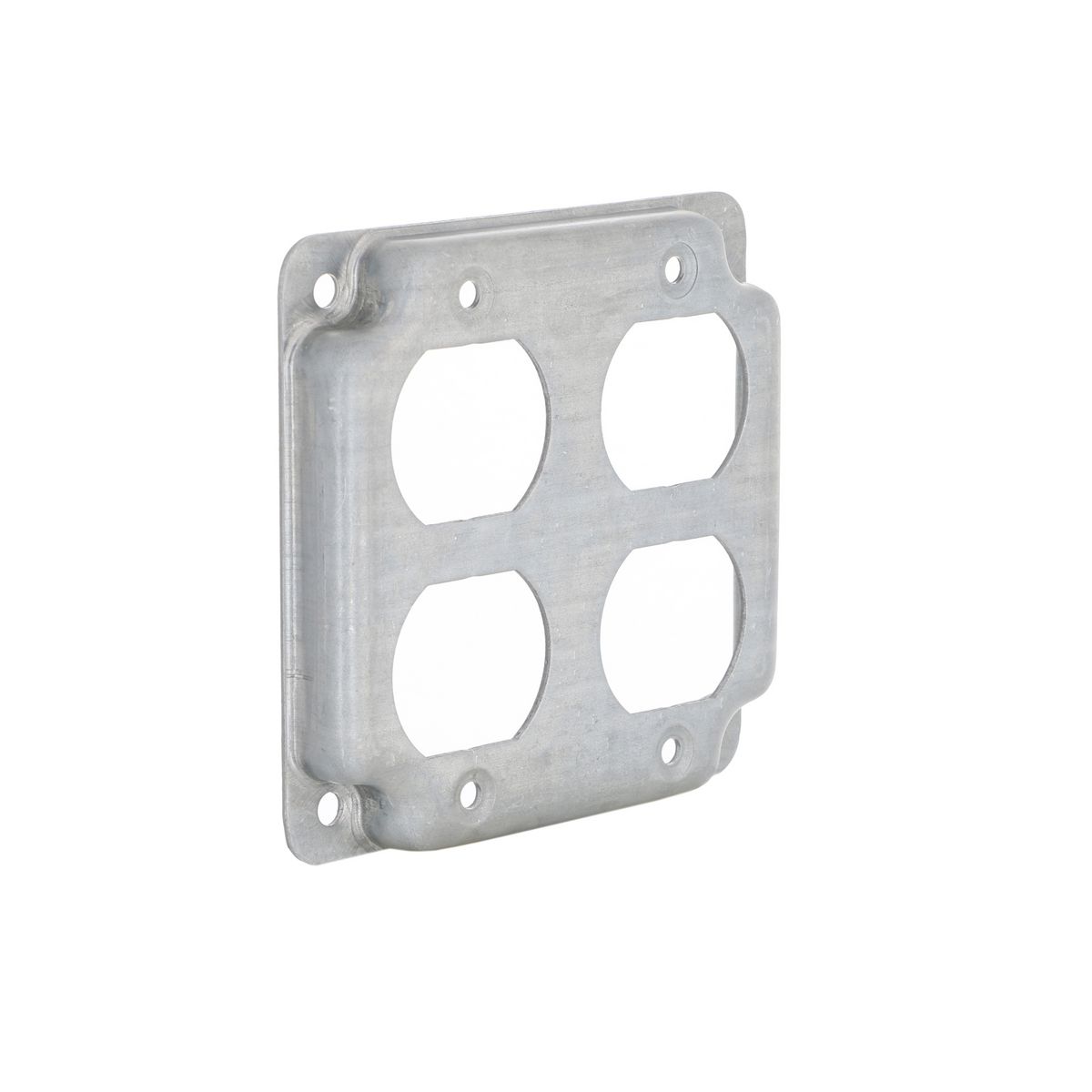 RAC 907C 4" RAISED COVER TWO DEVICE - 2 DUPLEX RECEPTACLES
