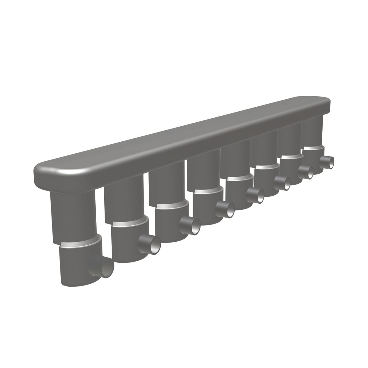 Product image for Burndy RDM728T URD MOLE, #12 Sol - 350 kcmil(6 Outlets) & 350 - 500 kcmil(1 Outlet)