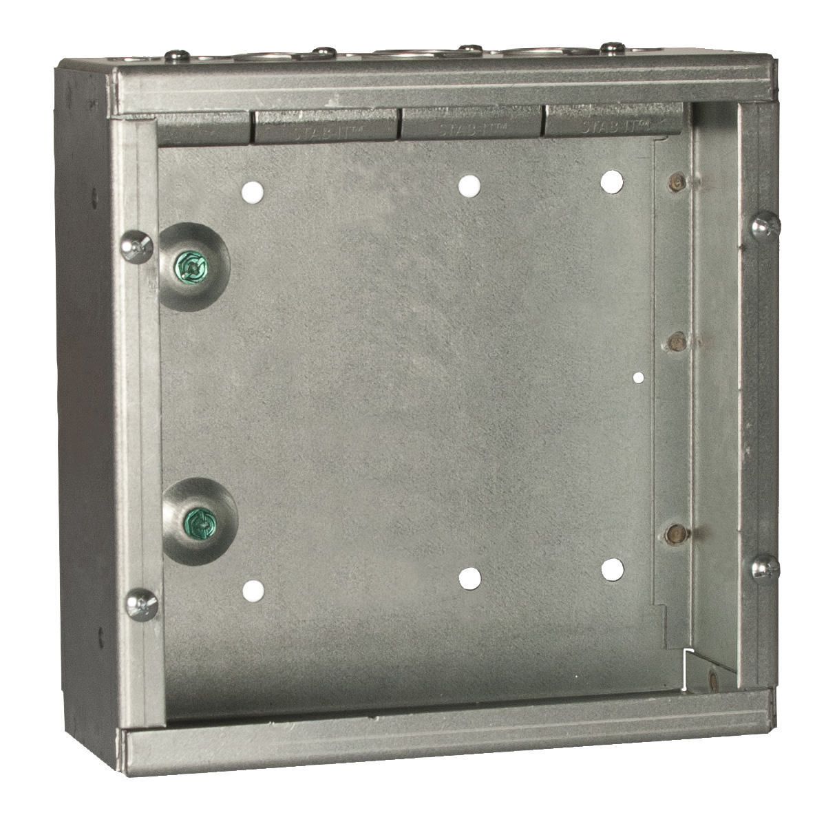 8 x 8 in. Grand Slam Junction Box with built in STAB-IT® clamps, No 